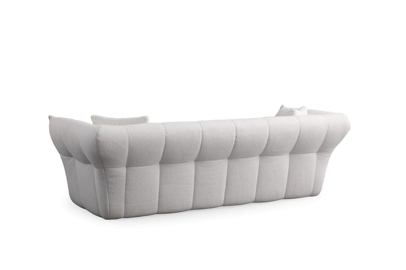 Azzo 3-sits Soffa Vit - Möbler - Vardagsrum - Soffor - 3-sits soffor