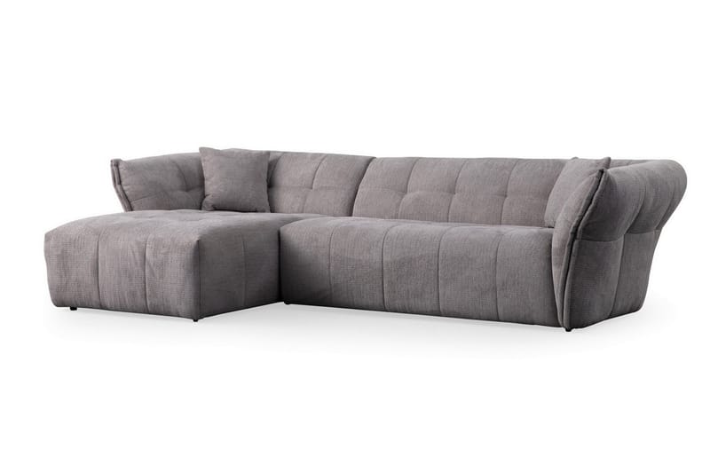 Azzo 4-sits Soffa med Divan Ljusgrå - Möbler - Vardagsrum - Soffor - Divansoffa & schäslong