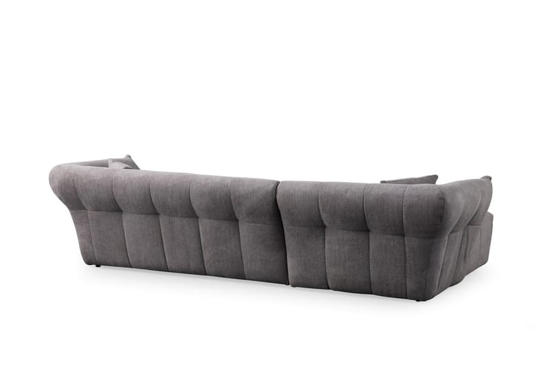 Azzo 4-sits Soffa med Divan Ljusgrå - Möbler - Vardagsrum - Soffor - Divansoffa & schäslong