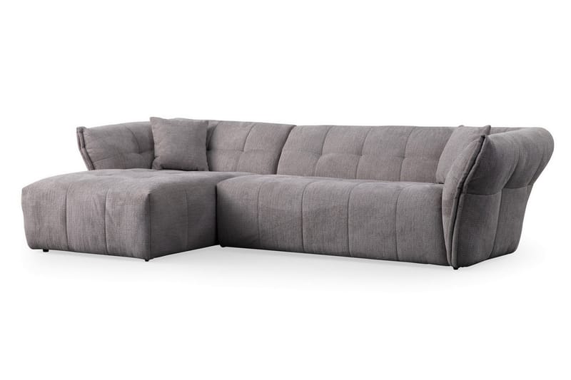 Azzo 4-sits Soffa med Divan Ljusgrå - Möbler - Vardagsrum - Soffor - Divansoffa & schäslong