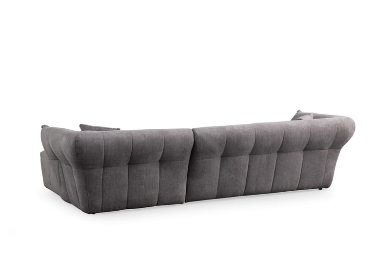 Azzo 4-sits Soffa med Divan Ljusgrå - Möbler - Vardagsrum - Soffor - Divansoffa & schäslong