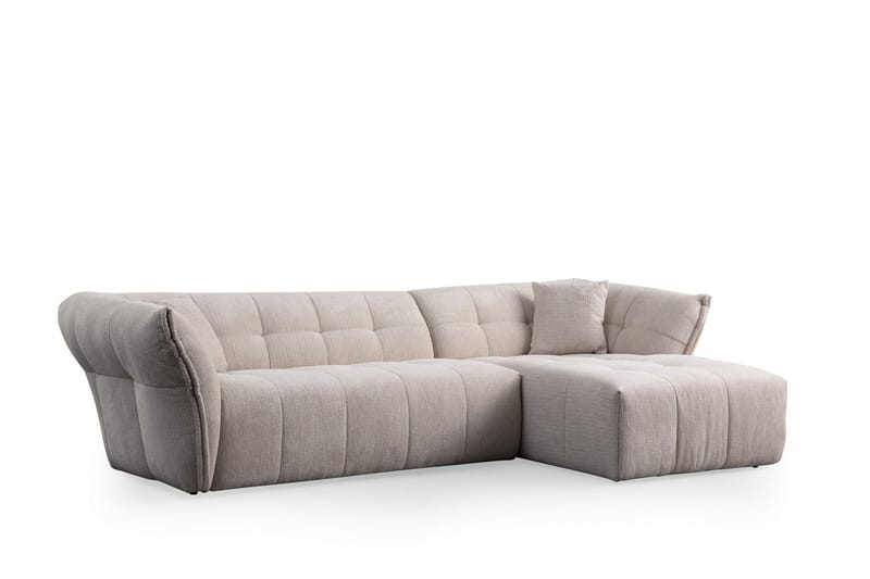 Azzo 4-sits Soffa med Divan Vit - Möbler - Vardagsrum - Soffor - Divansoffa & schäslong