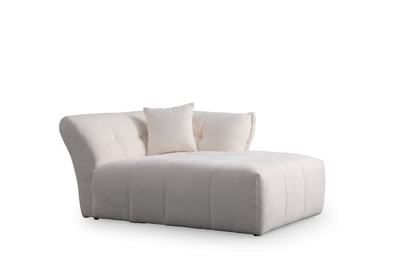 Azzo 4-sits Soffa med Divan Vit - Möbler - Vardagsrum - Soffor - Divansoffa & schäslong