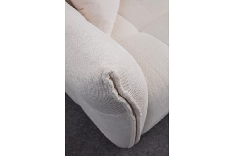 Azzo 4-sits Soffa med Divan Vit - Möbler - Vardagsrum - Soffor - Divansoffa & schäslong