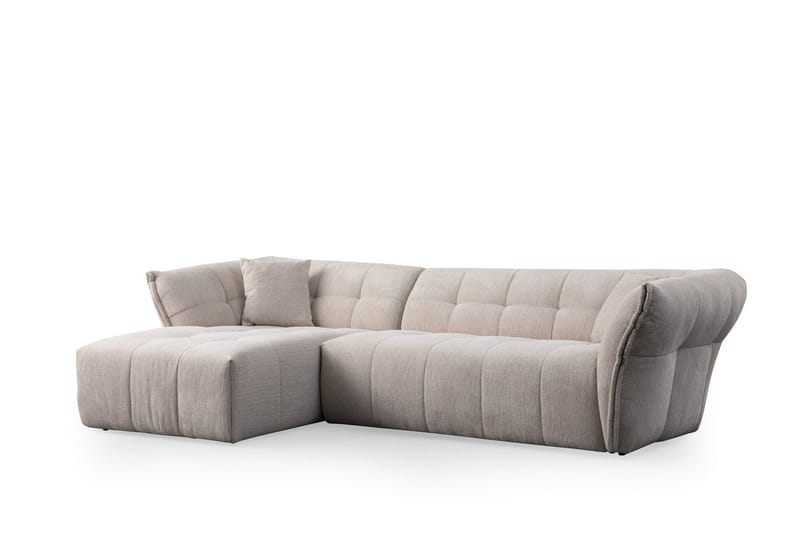 Azzo 4-sits Soffa med Divan Vit - Möbler - Vardagsrum - Soffor - Divansoffa & schäslong