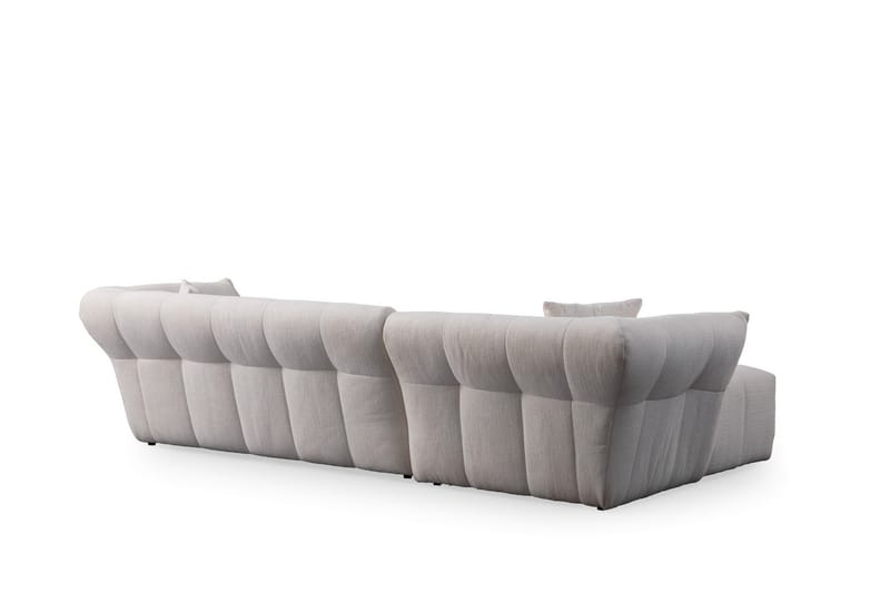 Azzo 4-sits Soffa med Divan Vit - Möbler - Vardagsrum - Soffor - Divansoffa & schäslong