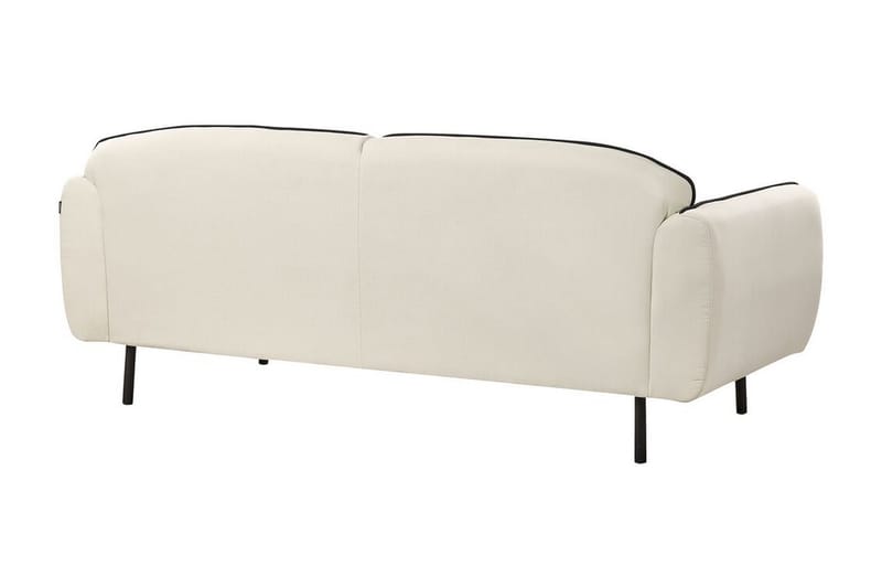 Balint Soffa 3-sits - Beige/Svart - Möbler - Vardagsrum - Soffor - 3-sits soffor