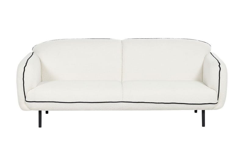 Balint Soffa 3-sits - Vit/Svart - Möbler - Vardagsrum - Soffor - 3-sits soffor