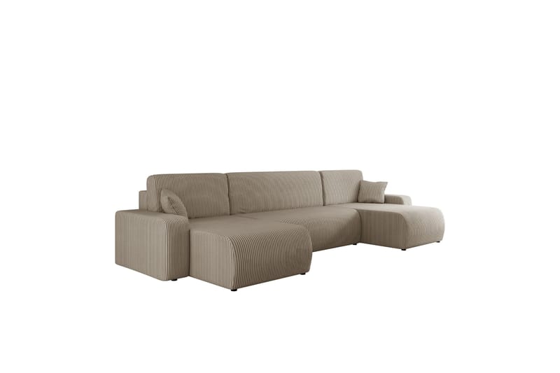 Barile Soffa Dubbeldivan 4-sits - Beige - Möbler - Vardagsrum - Soffor - U-soffor