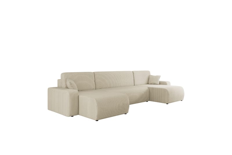 Barile Soffa Dubbeldivan 4-sits - Beige - Möbler - Vardagsrum - Soffor - U-soffor