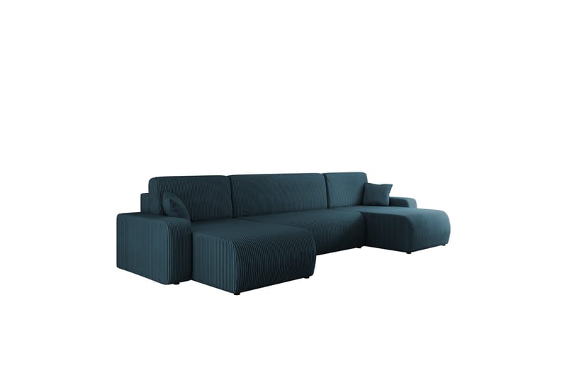 Barile Soffa Dubbeldivan 4-sits - Blå - Möbler - Vardagsrum - Soffor - U-soffor