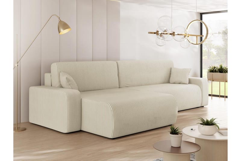 Barile Soffa med Divan 3-sits - Beige - Möbler - Vardagsrum - Soffor - Divansoffa & schäslong