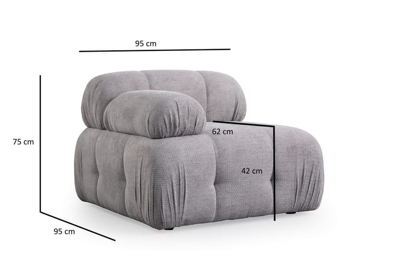 Bengul Soffa 2-sits - Ljusgrå - Möbler - Vardagsrum - Soffor - 2-sits soffor