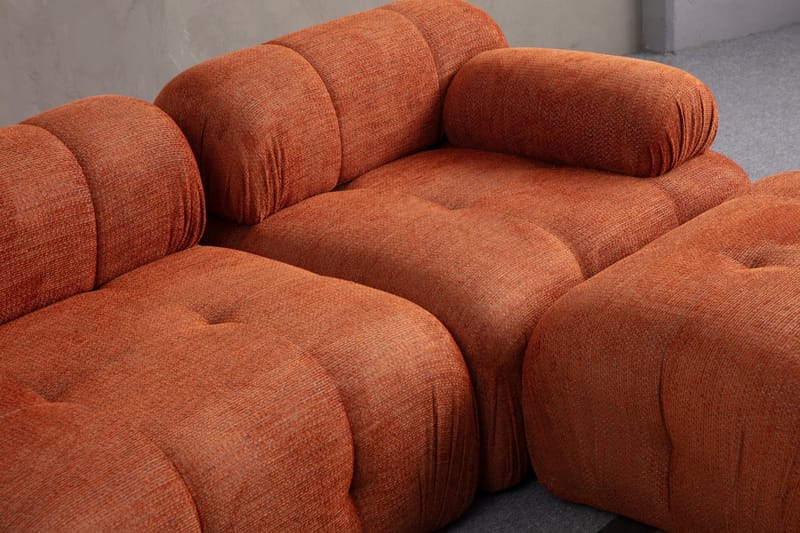 Bengul Soffa med Divan 2-sits - Orange - Möbler - Vardagsrum - Soffor - Divansoffa & schäslong