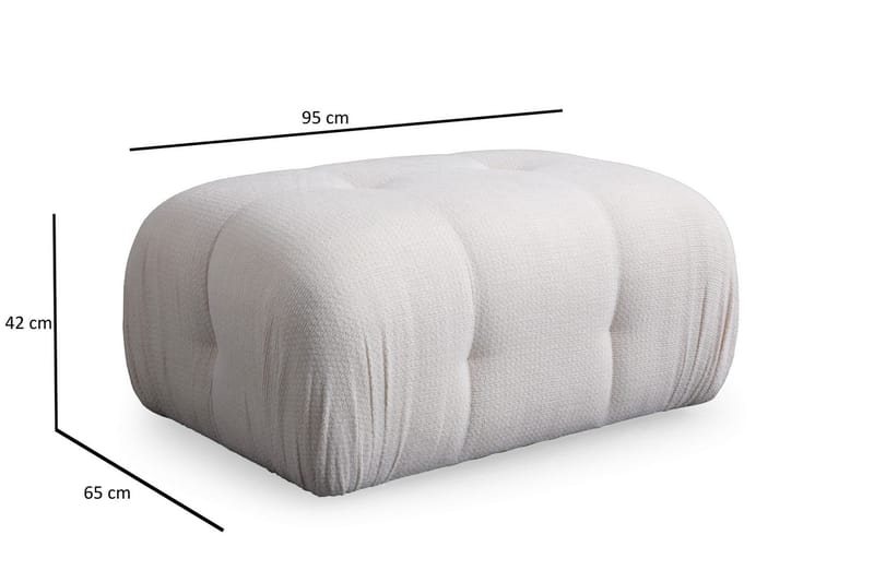 Bengul Soffa med Divan 2-sits - Vit - Möbler - Vardagsrum - Soffor - Divansoffa & schäslong