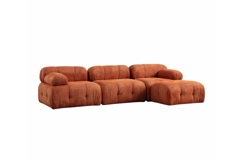 Bengul Soffa med Divan 3-sits - Orange - Möbler - Vardagsrum - Soffor - Divansoffa & schäslong