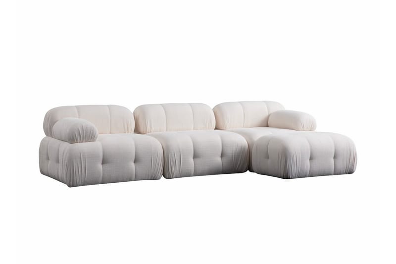 Bengul Soffa med Divan 3-sits - Vit - Möbler - Vardagsrum - Soffor - Divansoffa & schäslong