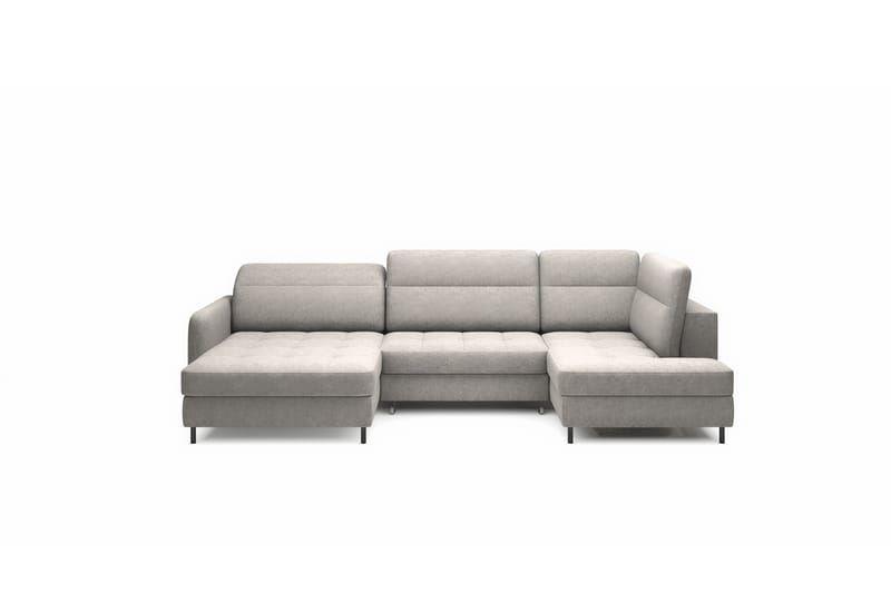 Berrto Soffa med Divan och Schäslong 5-sits Beige - Möbler - Vardagsrum - Soffor - U-soffor