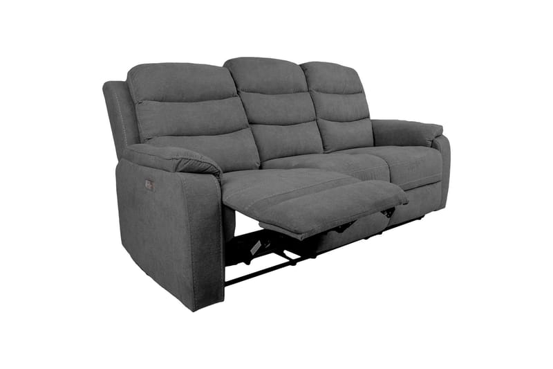 MIMI Reclinersoffa 3-sitsGrå - Möbler - Vardagsrum - Soffor - Reclinersoffor & Biosoffor