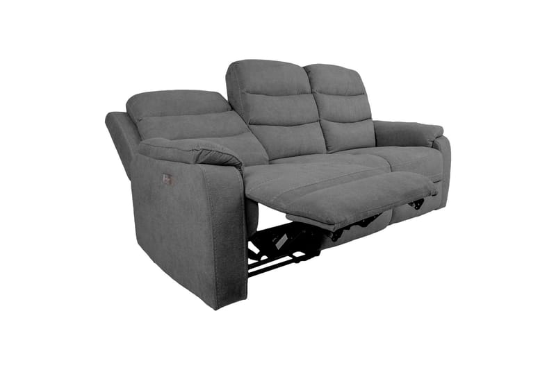 MIMI Reclinersoffa 3-sitsGrå - Möbler - Vardagsrum - Soffor - Reclinersoffor & Biosoffor