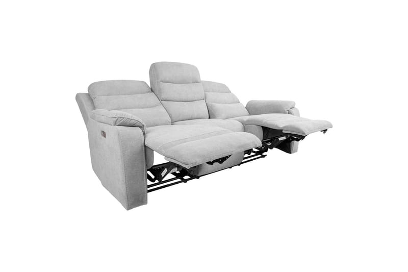 MIMI Reclinersoffa 3-sitsLjusgrå - Möbler - Vardagsrum - Soffor - Reclinersoffor & Biosoffor