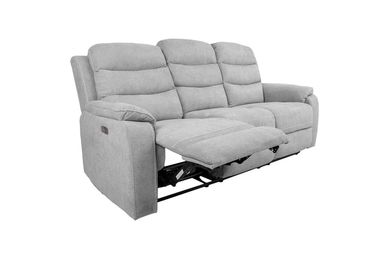 MIMI Reclinersoffa 3-sitsLjusgrå - Möbler - Vardagsrum - Soffor - Reclinersoffor & Biosoffor