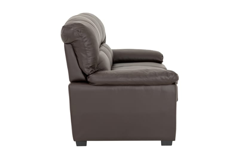 SIGGE 3-sits Soffa Konstläder Brun - Möbler - Vardagsrum - Soffor - Reclinersoffor & Biosoffor