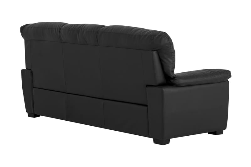 SIGGE 3-sits Soffa Konstläder Svart - Möbler - Vardagsrum - Soffor - Reclinersoffor & Biosoffor