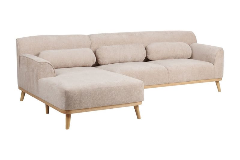 Bree Hörnsoffa 3-sits - Beige/Ljust trä - Möbler - Vardagsrum - Soffor - Hörnsoffor