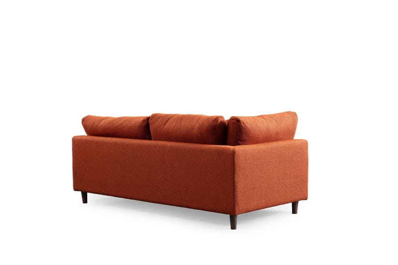 Brigid 4-sits Soffa med Divan Orange - Möbler - Vardagsrum - Soffor - Divansoffa & schäslong