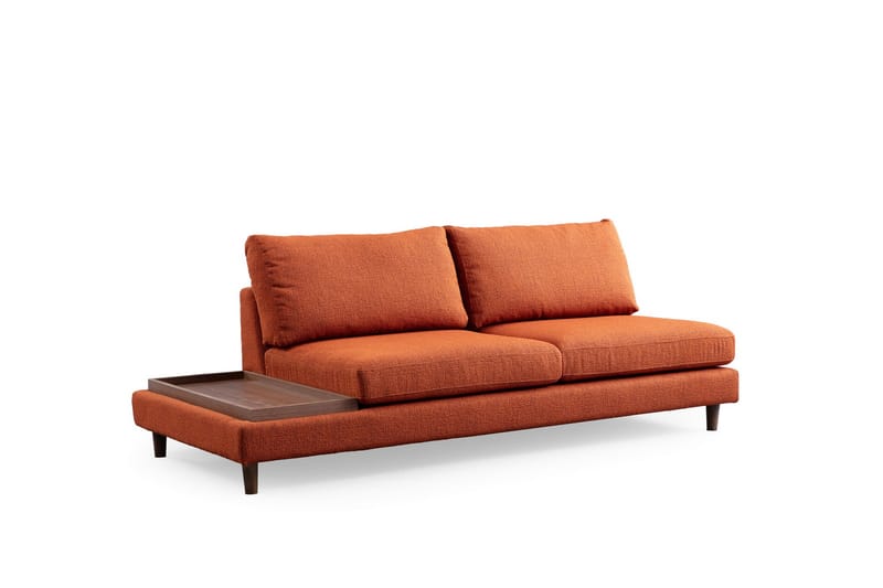 Brigid 4-sits Soffa med Divan Orange - Möbler - Vardagsrum - Soffor - Divansoffa & schäslong