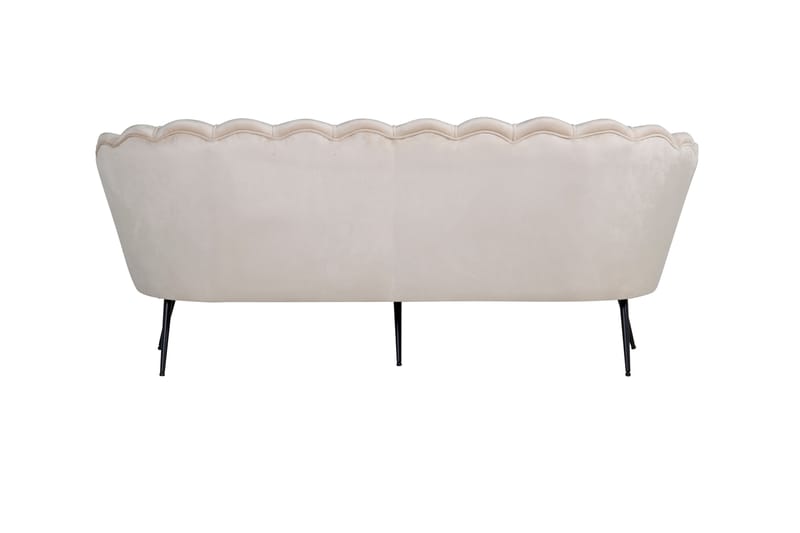 Calais 3-sits Soffa Sammet - Beige - Möbler - Vardagsrum - Soffor - 3-sits soffor