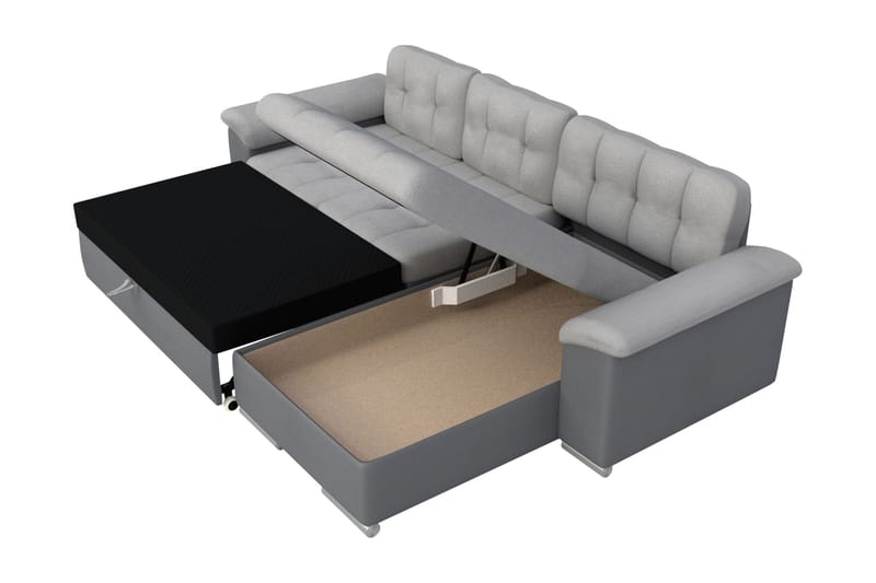 Camior Soffa med Divan 3-sits - Beige - Möbler - Vardagsrum - Soffor - Divansoffa & schäslong