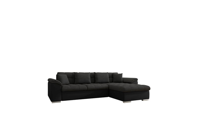 Camior Soffa med Divan 3-sits - Svart - Möbler - Vardagsrum - Soffor - Divansoffa & schäslong