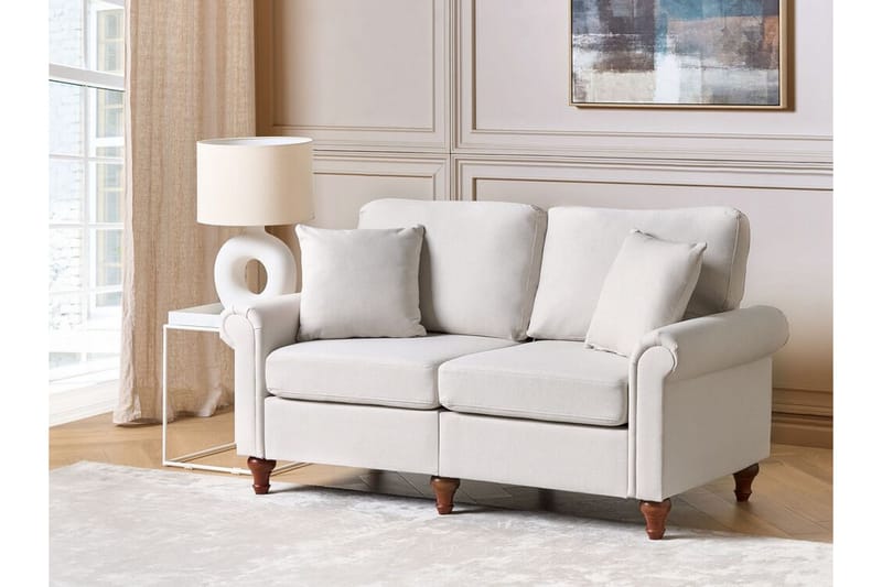 Cher Soffa 2-sits - Beige/Mörkt trä - Möbler - Vardagsrum - Soffor - 2-sits soffor