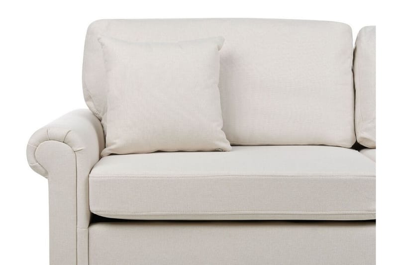 Cher Soffa 3-sits - Beige/Mörkt trä - Möbler - Vardagsrum - Soffor - 3-sits soffor