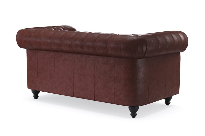 CHESTERFIELD LUX 2-sits Soffa Mörkbrun - Möbler - Vardagsrum - Soffor - 2-sits soffor