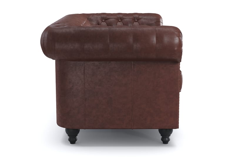 CHESTERFIELD LUX 2-sits Soffa Mörkbrun - Möbler - Vardagsrum - Soffor - 2-sits soffor