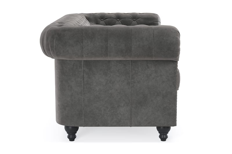 CHESTERFIELD LUX 2-sits Soffa Mörkgrå - Möbler - Vardagsrum - Soffor - 2-sits soffor