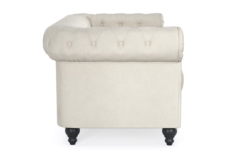 CHESTERFIELD Lyx 2-sits Soffa Beige Sammet - Möbler - Vardagsrum - Soffor - 2-sits soffor