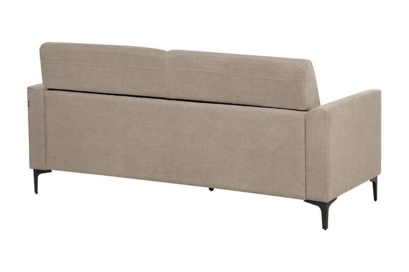 Chet Soffa 3-sits - Beige/Svart - Möbler - Vardagsrum - Soffor - 3-sits soffor