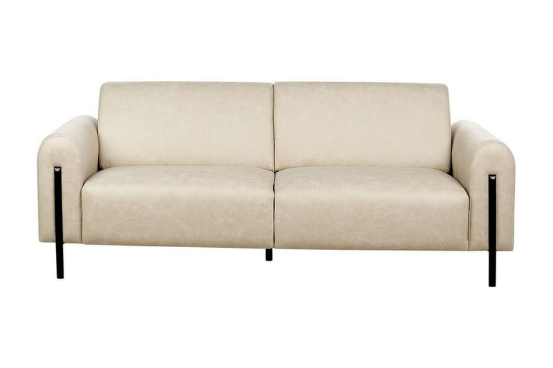 Christa Soffa 3-sits - Beige/Svart - Möbler - Vardagsrum - Soffor - 3-sits soffor