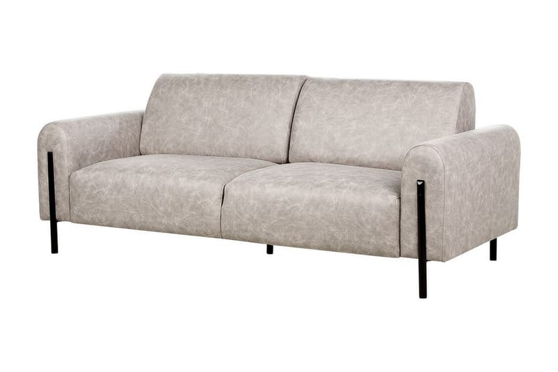 Christa Soffa 3-sits - Grå/Svart - Möbler - Vardagsrum - Soffor - 3-sits soffor