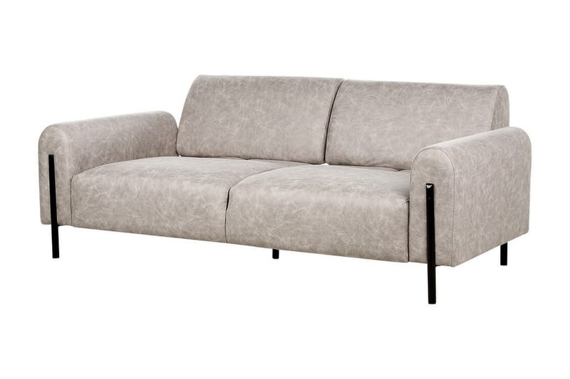 Christa Soffa 3-sits - Grå/Svart - Möbler - Vardagsrum - Soffor - 3-sits soffor