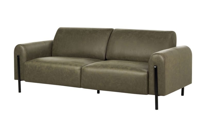 Christa Soffa 3-sits - Grön/Svart - Möbler - Vardagsrum - Soffor - 3-sits soffor