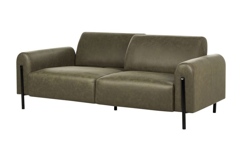 Christa Soffa 3-sits - Grön/Svart - Möbler - Vardagsrum - Soffor - 3-sits soffor