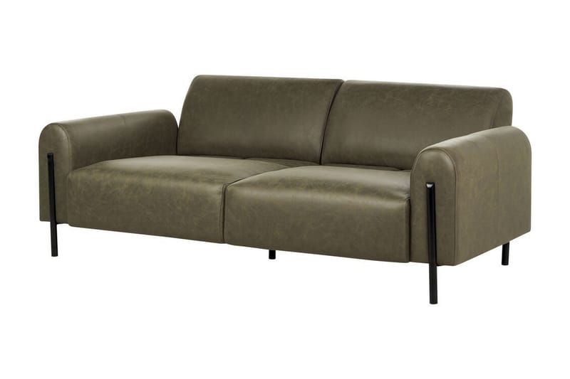 Christa Soffa 3-sits - Grön/Svart - Möbler - Vardagsrum - Soffor - 3-sits soffor