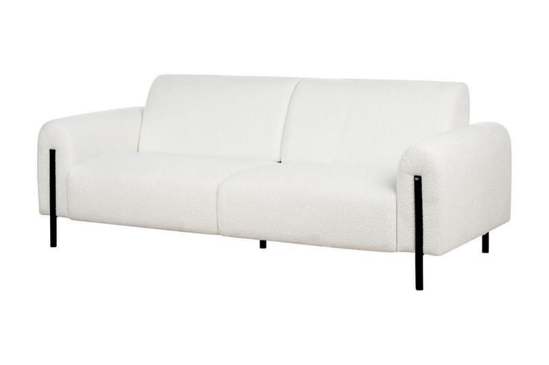 Christa Soffa 3-sits - Vit/Svart - Möbler - Vardagsrum - Soffor - 3-sits soffor