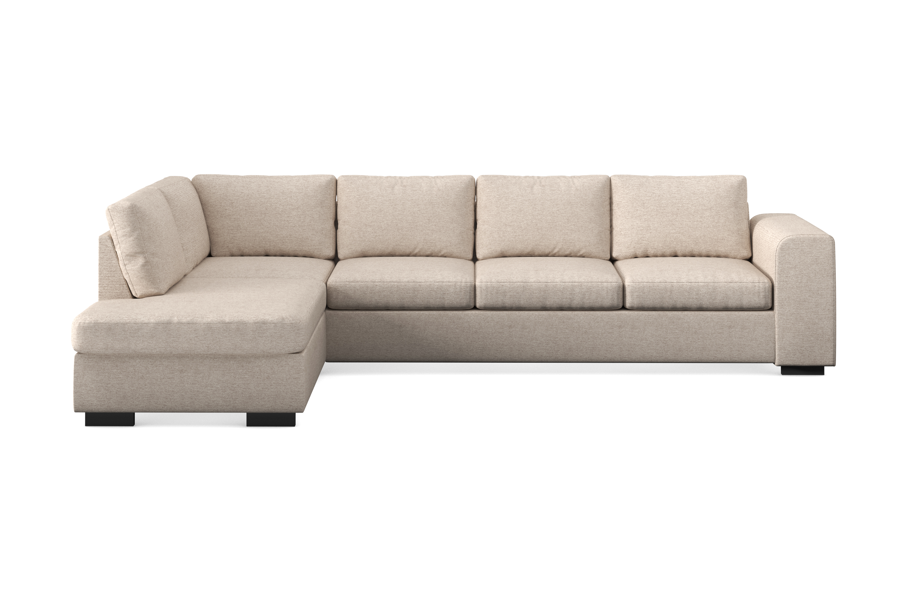 CONNECT Soffa med Schäslong Large Vänster Beige –