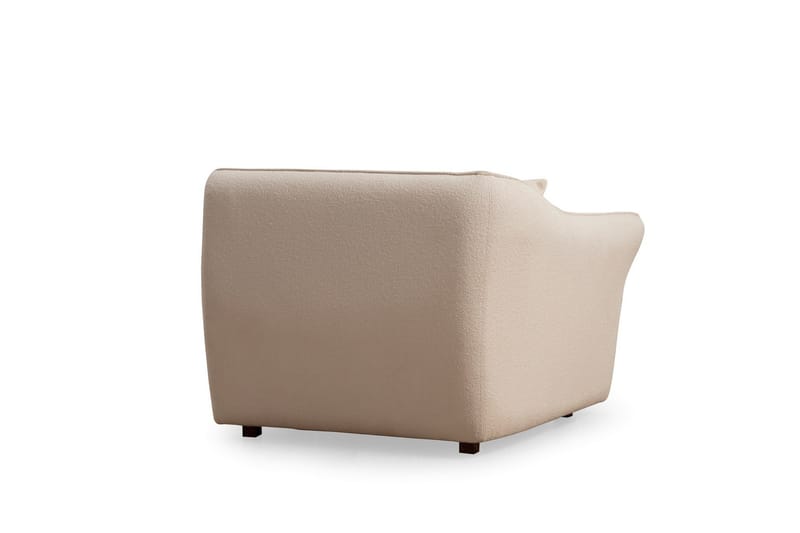 Damor Svängd Soffa 3-sits Beige - Möbler - Vardagsrum - Soffor - 3-sits soffor